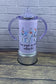 Sunflower Cow Print Sippy Cup