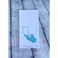 Teal California Tea Towel