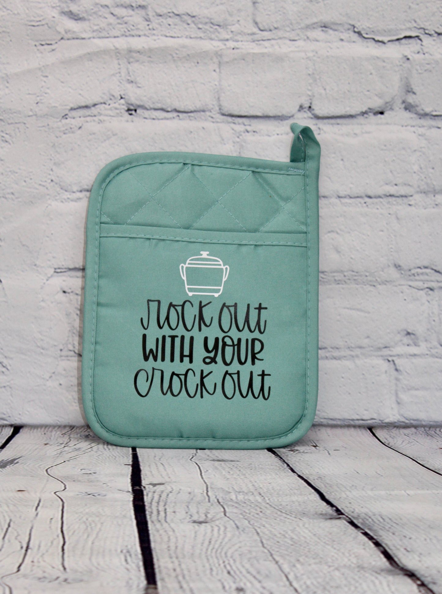 Rock Out With Your Crock Out Pot Holder