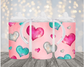 Pink Hearts Sippy Cup