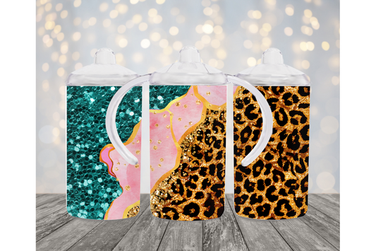 Glitter Marble Sippy Cup
