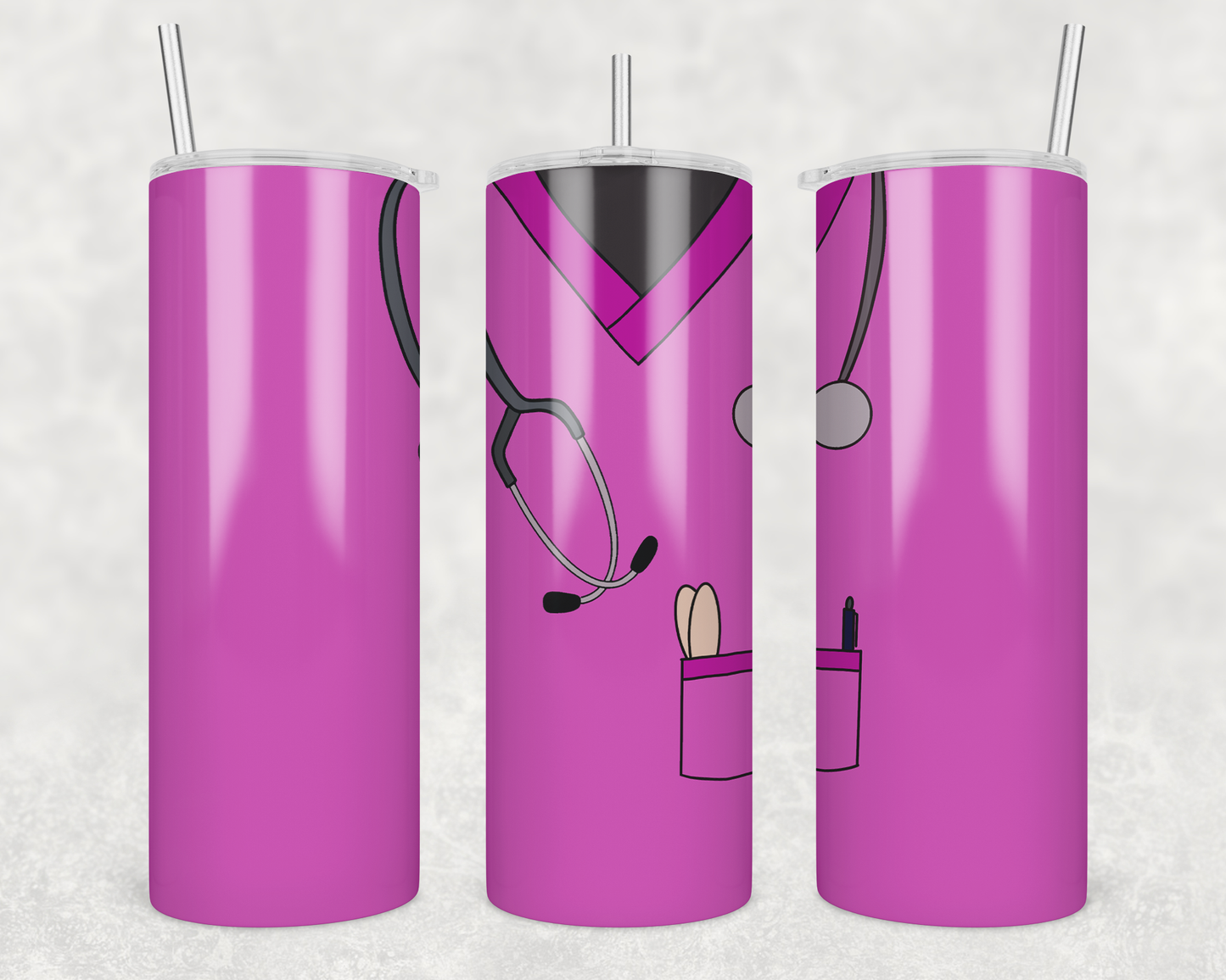 Pink Scrubs Tumbler